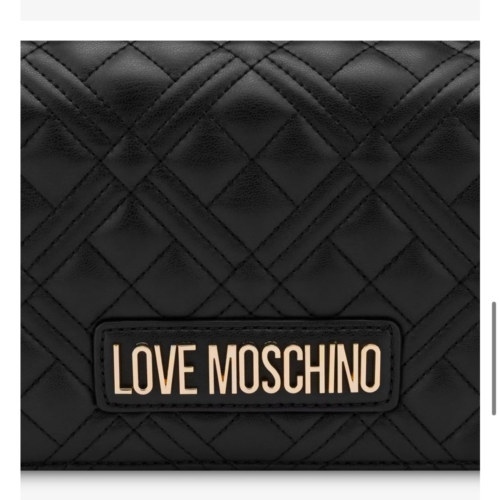 Love Moschino Black Quilted Crossbody Bag – NWT - Picture 12 of 12